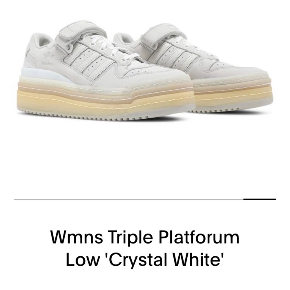 ADIDAS TRIPLE PLATFORUM LOW SNEAKERS NEW!!